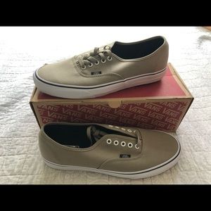 Brand New Size 12 Beige Vans *Never worn